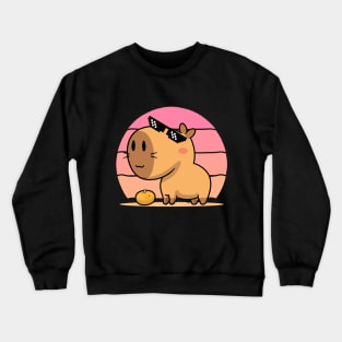 Cool Capybara Crewneck Sweatshirt